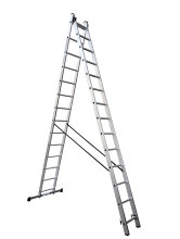 Kombistige i aluminium 6,73 m - Silkeborg Stigefabrik